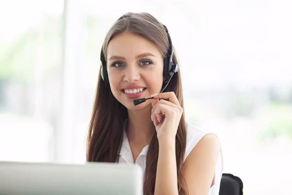 Professional dispatch staff answering taxi bookings 24/7